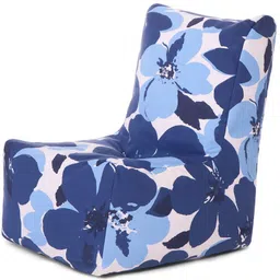 style homez Large CANVAS CLASSIC CHAIR, Cotton Floral Printed Bean Bag Chair With Bean Filling-picture-21