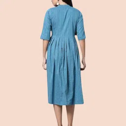 houseofcommona Women Maxi Multicolor Midi/Calf Length Dress image 2