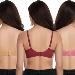 black wings Women Full Coverage Non Padded Bra image 2