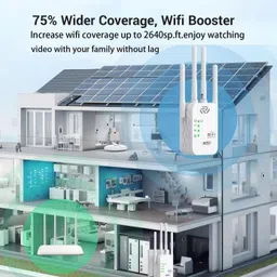 MARS Wireless Range Extender, Wi-Fi Extender, Wi-Fi Hotspot with 4 Antenna 300 Mbps WiFi Range Extender 2.4 GHz 300 Mbps Wifi Speed Dual Band External Antenna Access Point Mode image 4