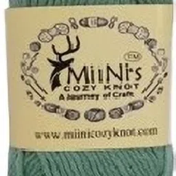 miinis cozy knot Premium Cotton 100% Crochet Yarn – Soft & Colorful Skein 13x6 cm - Olive color Manual Yarn Winder-picture-32