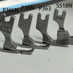 jack 4pcs/set Zipper Presser Feet #P363S518NP36NP36LN For Juki DDL 555 MACHINE presser foot with High Shank image 2