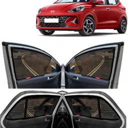 kingsway Rear Window, Side Window Sun Shade For Hyundai Grand i10 NIOS image 1