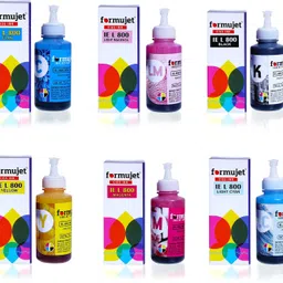 Formujet Formujet IE L800 Ink - set of 6 Colors 70 gm each (Cyan, Yellow Tri-Color Ink Cartridge-picture-23