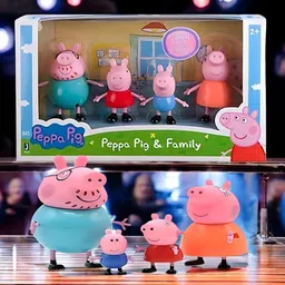 mahi zone Peppa Pig Family Set of 4, Peppa Pig, George, Daddy Pig, Mommy Pig Toys _M1367-picture-22