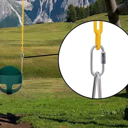 reznor Flexible Bucket Chair Swing Seat with Chain for Toddler Playarea & Backyard image 4