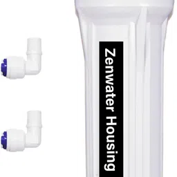 mg water ZENWATER Housing with Elbow Connectors – Premium 10-inch Water Filter Housing_7 Solid Filter Cartridge-picture-42