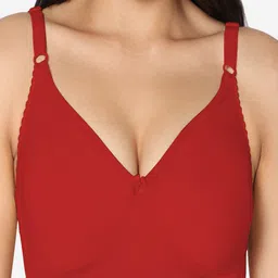 In Care Pack Of 2 Full Coverage Non Padded Cotton T-Shirt Bra With All Day Comfort image 5