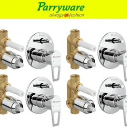 parryware Espirion concealed Diverter Body with Concealed Upper Part set of 4 pic 183 Faucet Set-picture-22