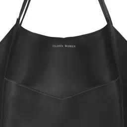 classy women Women Black Tote image 2