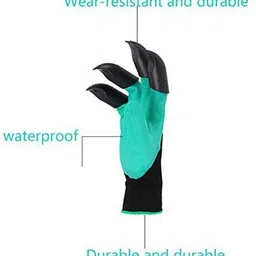 bokashi bran Garden Gloves With Claws for Digging Planting Nursery Plants, Garden Gloves Gardening Shoulder Gloves Gardening Shoulder Glove image 2