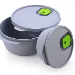 goodlife Plastic Storage Bowl Microwave Safe Plastic Bowl 1900ml and 900ml Set of 2 image 2