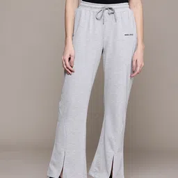 roadster Women Solid Grey Track Pants image 1