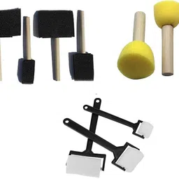 qatalitic Sponge Brush Combo Set of 13pcs for Painting, Art and Craft Projects-picture-24