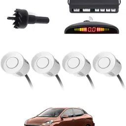 zplus 4White Parking Sensor With LED Display Increased Safety For Car-26 Safety of Passengers/Car One Alarm Kit-1735 Parking Sensor-picture-16