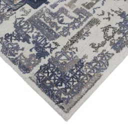 Multi Abstract Wool 5x8 Feet Hand Woven Carpet by The Woven Legacy image 4