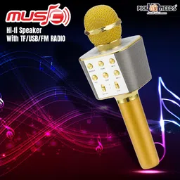 pick ur needs Rechargeable Wireless Bluetooth Microphone Kids Toy Karaoke Mic Playing Singing image 2