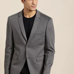 invictus Men Solid Single Breasted Casual Blazer image 1