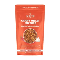 Eat Better Co Crispy Millet Mixture - Chatpata Chilli Garlic - Healthy Namkeen 100g - Pack Of 1-picture-11