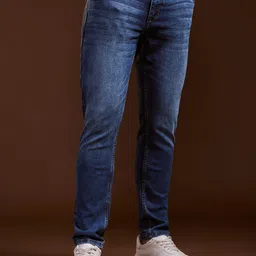 the bear house Men Slim Mid Rise Blue Jeans-picture-15