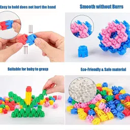 shreenik 120+ pics Hexagonal Interlocking Building Blocks Brain Games for Kids image 3