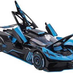 deuson ecom 124 Diecast Car Bugatti Bolide Metal Lights Music Pull Back Car Toy for Kids Boy-picture-29