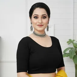 priyanka traders Round Neck Women Blouse image 4