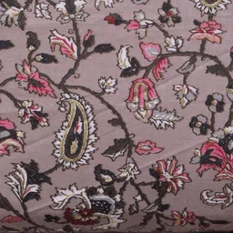 yankita Unstitched Cotton Blend Kurta & Patiyala Material Printed image 2