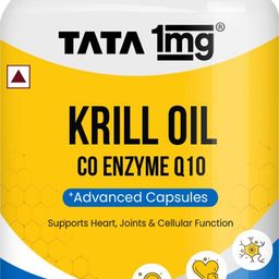 tata 1mg Krill Oil Omega-3 with CoQ10 | 1000mg Krill Oil, EPA, DHA & Astaxanthin-picture-1