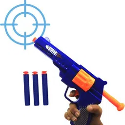 toy cloud Pistol Toy Gun Soft Blaster Bullet Dart Shooting Toy with 6 Safe Foam Bullets Guns & Darts image 3