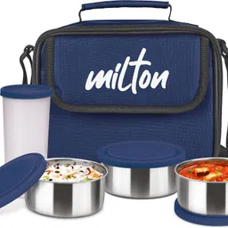 milton Containers and 1 Tumbler with Jacket, Blue 4 Containers Lunch Box-picture-27