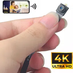 SIOVS Spy WiFi Mini Hidden WiFi IP Wireless Camera 4K Ultra HD Audio Video Recording Security Camera-image-0