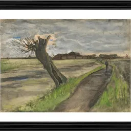 absecom Pollard Willow 1882 Painting With Wood Photo Frame 14 inch frame-picture-20