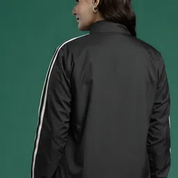 maykr Women Solid Bomber Jacket image 4