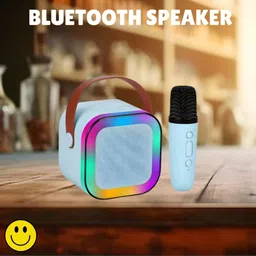 ROYALGUDGET K12 (PORTABLE BLUETOOTH DESKTOP SPEAKER)With Karaoke Mic RGB Light, HD SoundR497 10 W Bluetooth Laptop/Desktop Speaker-image-16