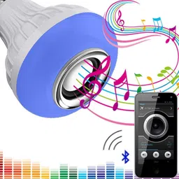 Elevea BUY 1 GET 1 Led Music Bulb Bluetooth Heavy Quality Speaker 15 YEARS WARRANTY 5 W Bluetooth Party Speaker image 3