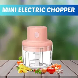 livesta Chopper (Electric Rechargeable Chopper) for Kitchen Vegetable Garlic Onion B248 Electric Vegetable & Fruit Chopper-picture-21