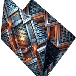 Flipkart SmartBuy Full Body Laptop Skin for Laptops Upto 15.6 Inch - Metal Grid Radiance HD Sticker No Residue Removable Self Adhesive Vinyl Laptop Decal 15.6-picture-20