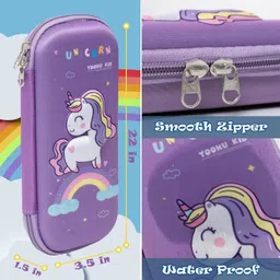 rv mart Unicorn Nature Art Canvas Pencil Box image 5