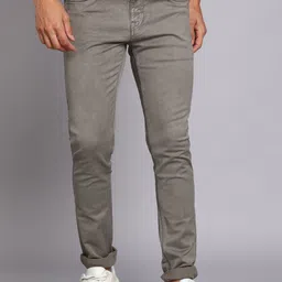 integriti Men Skinny Mid Rise Light Green Jeans-picture-11