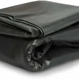 Pond Liner HDPE Membrane Reinforced 550 GSM Rubber Heavy Sheet Tent - For Fish Pond Liner Garden Pools( Black , 15 ft x 10 ft )-image-9