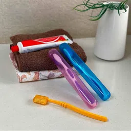 garu plastic Travel Toothbrush Case Holder Portable Toothbrush Storage Case Toothbrush Case image 4