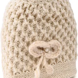 true indian Solid, Woven, Self Design Beanie-picture-31