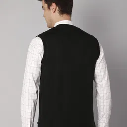 ss creations Men Solid V Neck Multicolor Sweater image 2