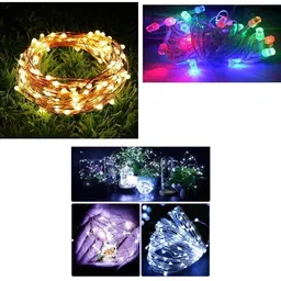 nirvaana 36 LEDs 13 m Multicolor Steady Strip Rice Lights-picture-21