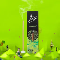 lia Bambooless Solid Dhoop Sticks Multi Fragrance Combo Pack- 1N Holder, 50N Sticks Dhoop image 2