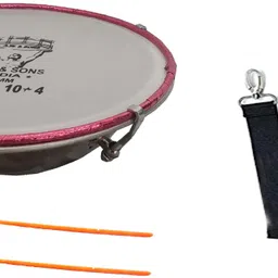 tasha steel 11(10x4) inch with belt and stick Daf Instrument-image-7