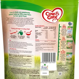 cow & gate Red Berry Wholegrain Porridge with Spelt, Nutritious Baby Cereal, UK-Made Cereal image 2
