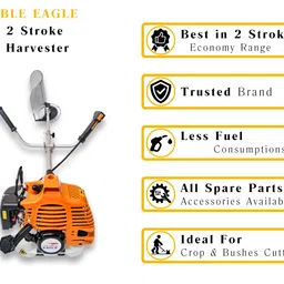 sharp garuda Brush Cutter Machine|43CC 2Stroke Sidepack|Shoulder type Fuel Grass Trimmer image 5