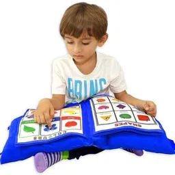 sharvil Microfibre Baby Pillow Pack of 1 Alphanumeric, Animals, Birds, Fruits, Nature, Smiley image 3